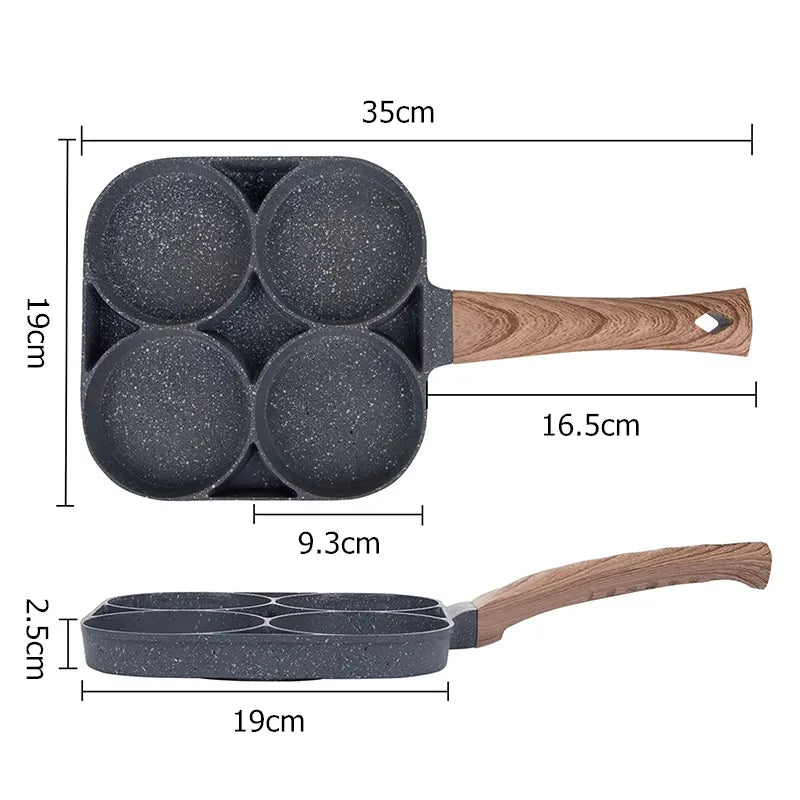 Nonstick 4-Cup Frying Pan