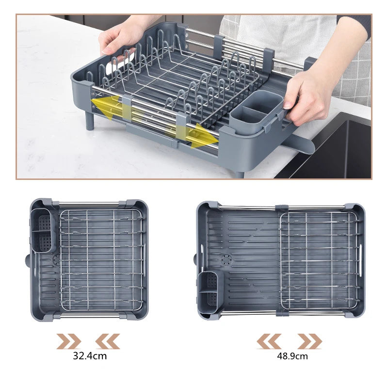 Expandable Dish Drying Rack